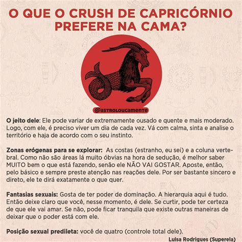 Signo de Capricórnio na Cama